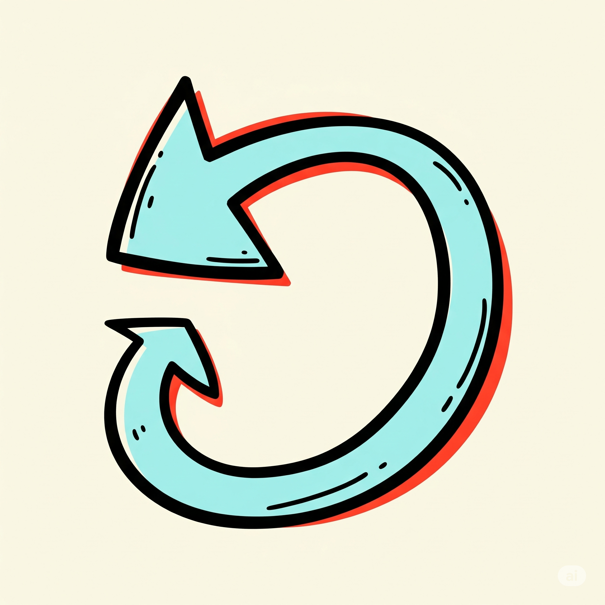 Looping Arrow Icon